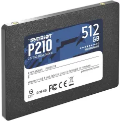 Накопитель SSD Patriot SATA-III 512GB P210S512G25 P210 2.5"