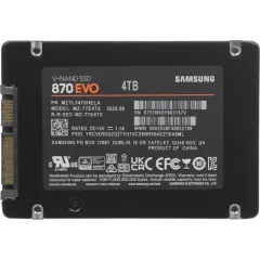 Накопитель SSD Samsung SATA-III 4TB MZ-77E4T0BW 870 EVO 2.5"