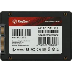 Накопитель SSD Kingspec SATA-III 2TB P3-2TB 2.5"