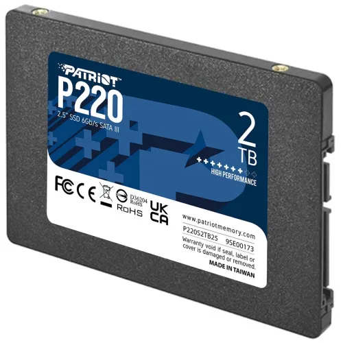 Накопитель SSD Patriot SATA-III 2TB P220S2TB25 P220 2.5"