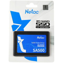 Накопитель SSD Netac SATA-III 2TB NT01SA500-2T0-S3X SA500 2.5"