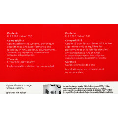 Накопитель SSD WD Original PCIe 3.0 x4 4TB WDS400T1R0C Red SN700 M.2 2280