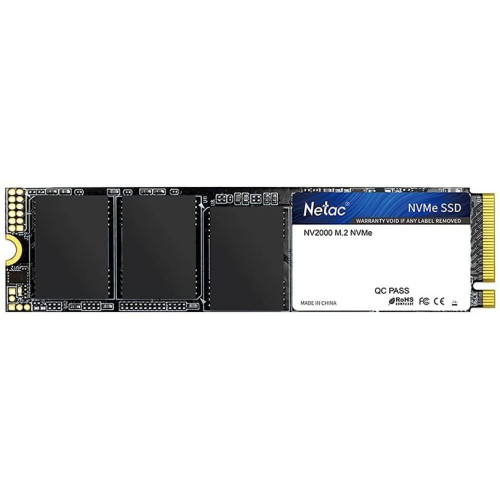 Накопитель SSD Netac PCIe 3.0 x4 256GB NT01NV2000-256-E4X NV2000 M.2 2280