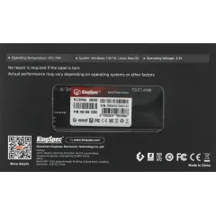 Накопитель SSD Kingspec PCIe 3.0 x4 256GB NE-256 M.2 2280