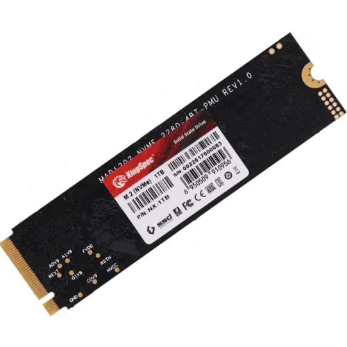 Накопитель SSD Kingspec PCIe 3.0 x4 1TB NX-1TB M.2 2280 0.9 DWPD