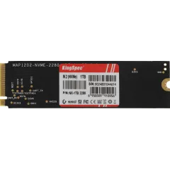 Накопитель SSD Kingspec PCIe 3.0 x4 1TB NX-1TB M.2 2280 0.9 DWPD