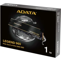 Накопитель SSD A-Data PCIe 4.0 x4 1TB ALEG-960-1TCS Legend 960 M.2 2280
