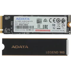 Накопитель SSD A-Data PCIe 4.0 x4 4TB ALEG-960-4TCS Legend 960 M.2 2280