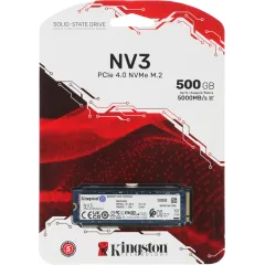 Накопитель SSD Kingston PCIe 4.0 x4 500GB SNV3S/500G NV3 M.2 2280