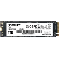 Накопитель SSD Patriot PCIe 3.0 x4 1TB P320P1TBM28 P320 M.2 2280