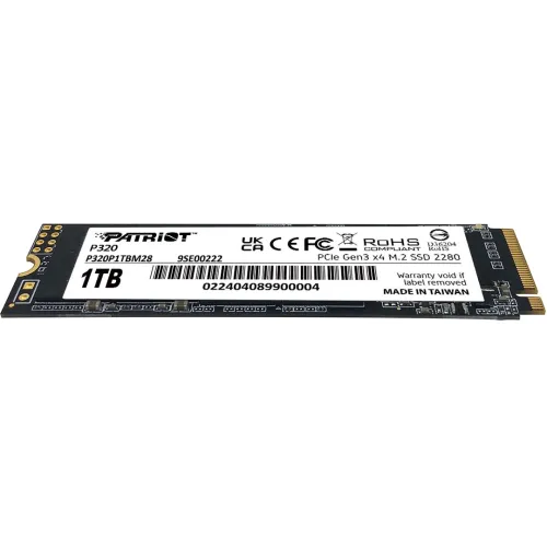 Накопитель SSD Patriot PCIe 3.0 x4 1TB P320P1TBM28 P320 M.2 2280