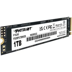 Накопитель SSD Patriot PCIe 3.0 x4 1TB P320P1TBM28 P320 M.2 2280
