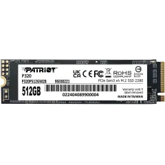 Накопитель SSD Patriot PCIe 3.0 x4 512GB P320P512GM28 P320 M.2 2280