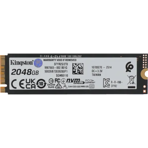 Накопитель SSD Kingston PCIe 5.0 x4 2TB SFYR2S/2T0 Fury Renegade M.2 2280