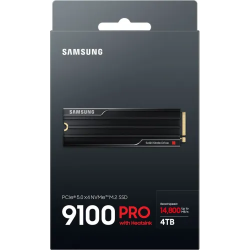 Накопитель SSD Samsung PCIe 5.0 x4 4TB MZ-VAP4T0CW 9100 Pro M.2 2280