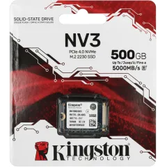 Накопитель SSD Kingston PCIe 4.0 x4 500GB SNV3SM3/500G NV3 M.2 2230