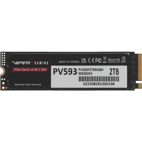 Накопитель SSD Patriot PCIe 5.0 x4 2TB PV593P2TBM28H Viper VP593 M.2 2280