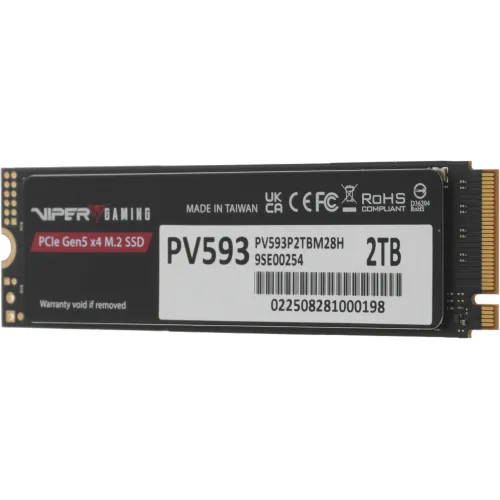 Накопитель SSD Patriot PCIe 5.0 x4 2TB PV593P2TBM28H Viper VP593 M.2 2280