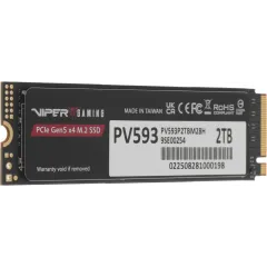 Накопитель SSD Patriot PCIe 5.0 x4 2TB PV593P2TBM28H Viper VP593 M.2 2280