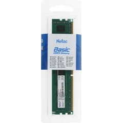 Память DDR3 8GB 1600MHz Netac NTBSD3P16SP-08 Basic RTL PC3-12800 CL11 DIMM 240-pin 1.5В dual rank Ret