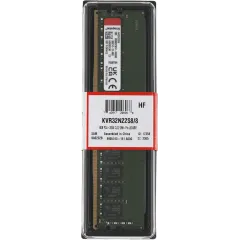 Память DDR4 8Gb 3200MHz Kingston KVR32N22S8/8 VALUERAM RTL PC4-25600 CL22 DIMM 288-pin 1.2В single rank Ret