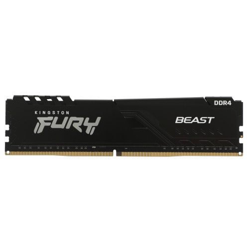 Память DDR4 8Gb 3200MHz Kingston KF432C16BB/8 Fury Beast Black RTL Gaming PC4-25600 CL16 DIMM 288-pin 1.35В single rank с радиатором Ret