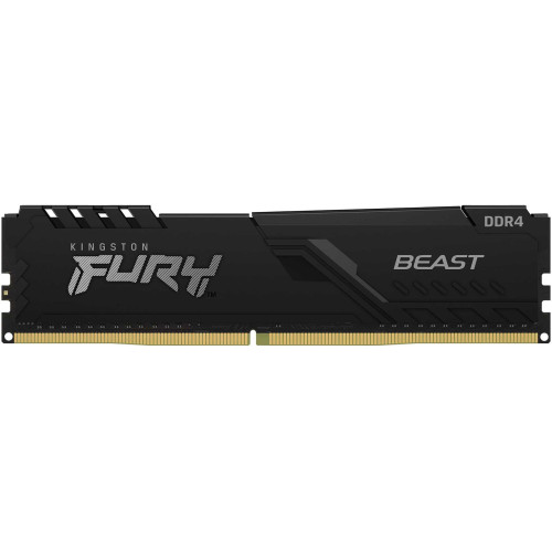 Память DDR4 32Gb 3200MHz Kingston KF432C16BB/32 Fury Beast Black RTL Gaming PC4-25600 CL16 DIMM 288-pin 1.35В dual rank с радиатором Ret