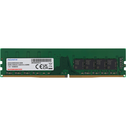 Память DDR4 32Gb 3200MHz A-Data AD4U320032G22-SGN Premier RTL PC4-25600 CL22 DIMM 288-pin 1.2В single rank Ret