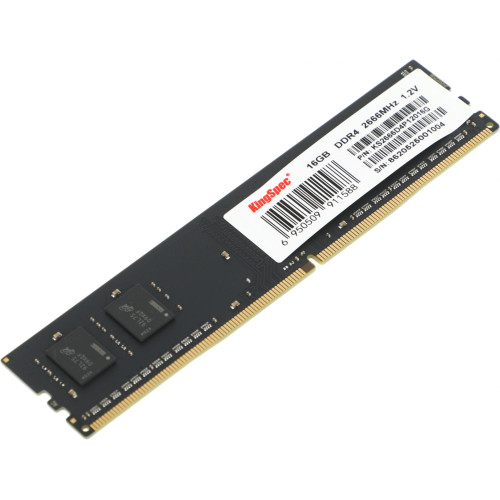 Память DDR4 16GB 2666MHz Kingspec KS2666D4P12016G RTL PC4-21300 CL18 DIMM 288-pin 1.2В single rank Ret