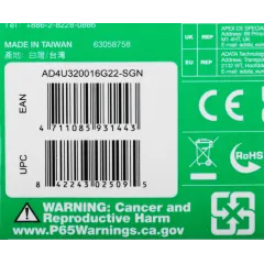 Память DDR4 16Gb 3200MHz A-Data AD4U320016G22-SGN Premier RTL PC4-25600 CL22 DIMM 288-pin 1.2В single rank Ret