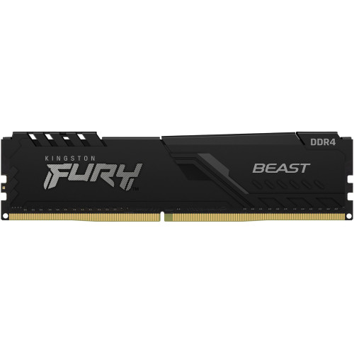 Память DDR4 8Gb 3600MHz Kingston KF436C17BB/8 Fury Beast Black RTL Gaming PC4-28800 CL17 DIMM 288-pin 1.35В single rank с радиатором Ret