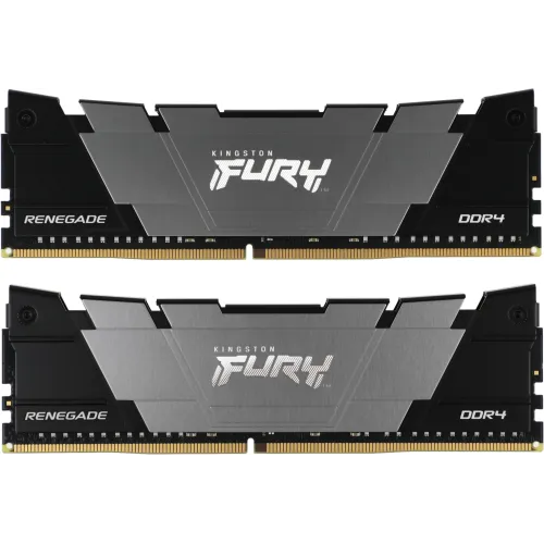Память DDR4 2x32GB 3200MHz Kingston KF432C16RB2K2/64 Fury Renegade Black RTL Gaming PC4-25600 CL16 DIMM 288-pin 1.35В dual rank с радиатором Ret