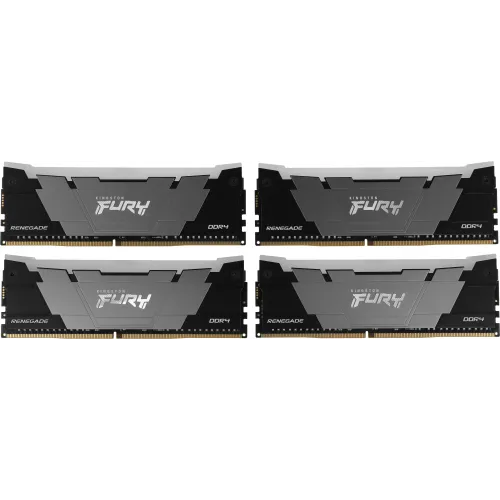 Память DDR4 4x32GB 3600MHz Kingston KF436C18RB2AK4/128 Fury Renegade RGB RTL Gaming PC4-28800 CL18 DIMM 288-pin 1.35В dual rank с радиатором Ret