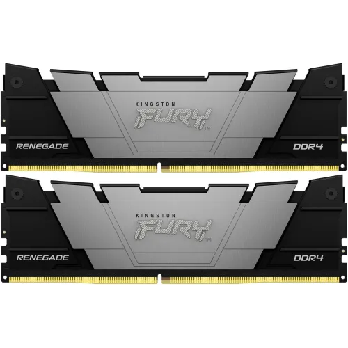 Память DDR4 2x32GB 3600MHz Kingston KF436C18RB2K2/64 Fury Renegade Black RTL Gaming PC4-28800 CL18 DIMM 288-pin 1.35В dual rank с радиатором Ret