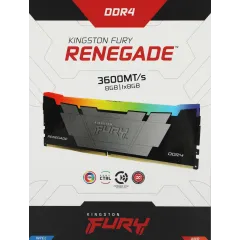 Память DDR4 8GB 3600MHz Kingston KF436C16RB2A/8 Fury Renegade RGB RTL Gaming PC4-28800 CL16 DIMM 288-pin 1.35В dual rank с радиатором Ret