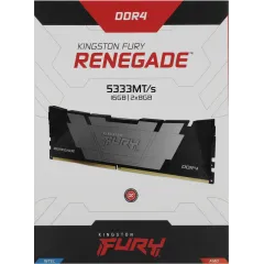 Память DDR4 2x8GB 5333MHz Kingston KF453C20RB2K2/16 Fury Renegade Black RTL Gaming PC4-42666 CL20 DIMM 288-pin 1.6В single rank с радиатором Ret