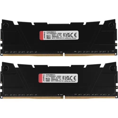 Память DDR4 2x8GB 5333MHz Kingston KF453C20RB2K2/16 Fury Renegade Black RTL Gaming PC4-42666 CL20 DIMM 288-pin 1.6В single rank с радиатором Ret