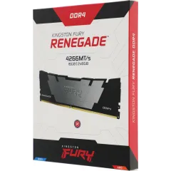 Память DDR4 2x8GB 4266MHz Kingston KF442C19RB2K2/16 Fury Renegade Black RTL Gaming PC4-34100 CL19 DIMM 288-pin 1.4В single rank с радиатором Ret
