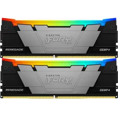 Память DDR4 2x8GB 4266MHz Kingston KF442C19RB2AK2/16 Fury Renegade RGB RTL Gaming PC4-34100 CL19 DIMM 288-pin 1.4В kit single rank с радиатором Ret
