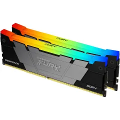 Память DDR4 2x8GB 4266MHz Kingston KF442C19RB2AK2/16 Fury Renegade RGB RTL Gaming PC4-34100 CL19 DIMM 288-pin 1.4В kit single rank с радиатором Ret