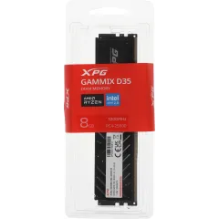Память DDR4 8GB 3200MHz A-Data AX4U32008G16A-SBKD35 XPG Gammix D35 RTL Gaming PC4-25600 CL16 DIMM 288-pin 1.35В dual rank с радиатором Ret