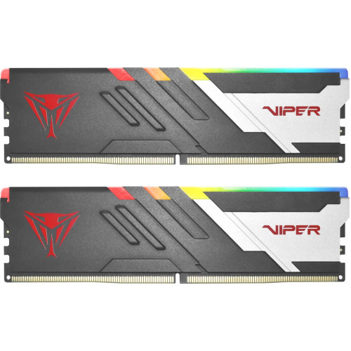 Память DDR5 2x16Gb 7200MHz Patriot PVVR532G720C34K Viper Venom RGB RTL Gaming PC5-57600 CL34 DIMM 288-pin 1.45В kit с радиатором Ret