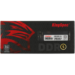 Память DDR5 16GB 4800MHz Kingspec KS4800D5P11016G RTL PC5-38400 CL40 DIMM 288-pin 1.1В single rank Ret