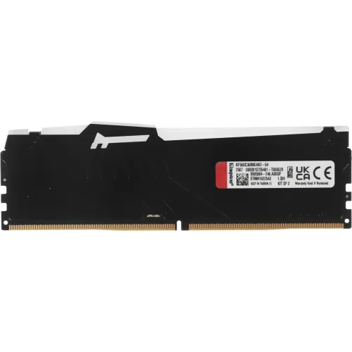 Память DDR5 2x32GB 6000MHz Kingston KF560C36BBEAK2-64 Fury Beast Black RGB RTL Gaming PC5-48000 CL36 DIMM 288-pin 1.35В kit single rank с радиатором Ret
