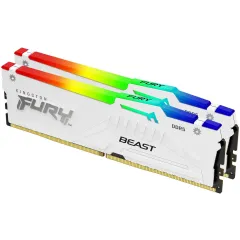 Память DDR5 2x32GB 5200MHz Kingston KF552C40BWAK2-64 Fury Beast RGB RTL Gaming PC5-41600 CL40 DIMM 288-pin 1.25В single rank с радиатором Ret