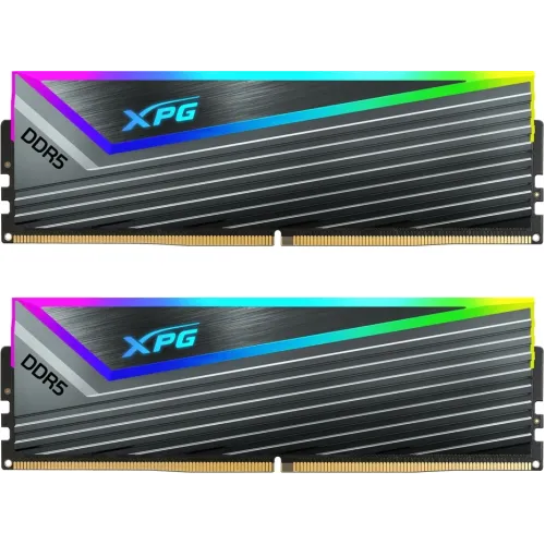 Память DDR5 2x16GB 6000MHz A-Data AX5U6000C3016G-DCCARGY XPG Caster RGB RTL Gaming PC5-48000 CL30 DIMM ECC 288-pin 1.35В kit single rank с радиатором Ret
