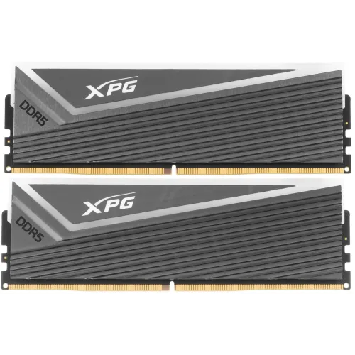 Память DDR5 2x16GB 6000MHz A-Data AX5U6000C3016G-DCCARGY XPG Caster RGB RTL Gaming PC5-48000 CL30 DIMM ECC 288-pin 1.35В kit single rank с радиатором Ret