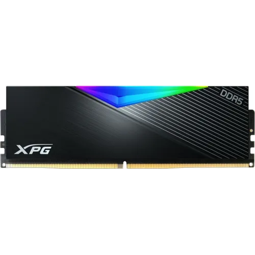 Память DDR5 2x32GB 6400MHz A-Data AX5U6400C3232G-DCLARBK XPG Lancer RGB RTL Gaming PC5-51200 CL32 DIMM 288-pin 1.35В kit dual rank с радиатором Ret