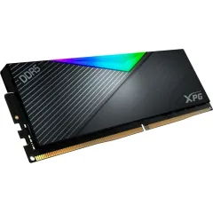 Память DDR5 2x32GB 6400MHz A-Data AX5U6400C3232G-DCLARBK XPG Lancer RGB RTL Gaming PC5-51200 CL32 DIMM 288-pin 1.35В kit dual rank с радиатором Ret