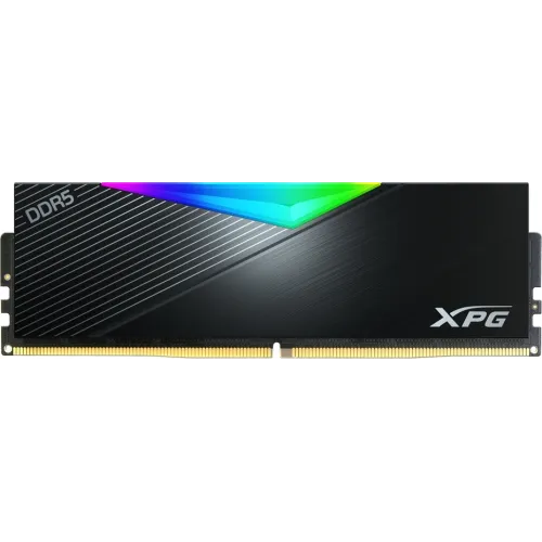 Память DDR5 2x32GB 6000MHz A-Data AX5U6000C3032G-DCLARBK XPG Lancer RGB RTL Gaming PC5-48000 CL30 DIMM 288-pin 1.35В kit dual rank с радиатором Ret